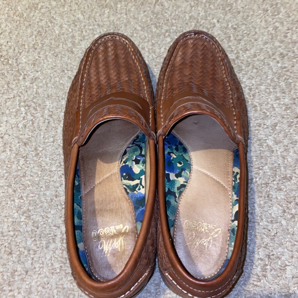 Johnston Murphy weaved loafer